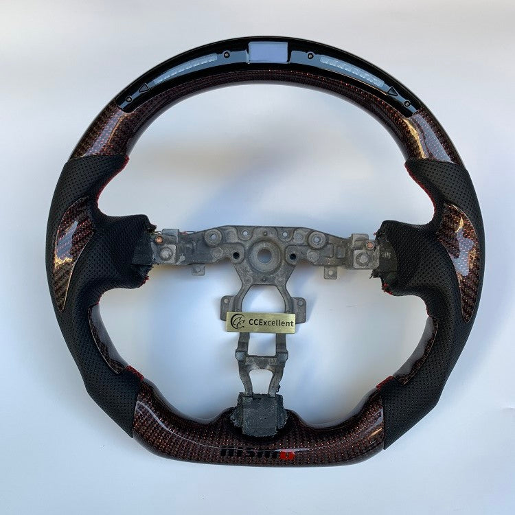 CCexcellent For Nissan 370Z 2009-2020 steering wheel carbon fiber