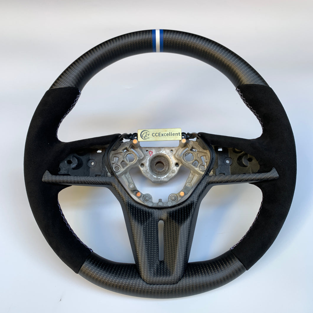 CCexcellent For Nissan GTR 2017-2020 R50 carbon fiber steering wheel with matte carbon fiber