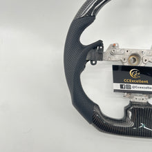 Load image into Gallery viewer, CCexcellent For Infiniti G37 2008/2009/2010/2011/2012/2013 black carbon fiber steering wheel-1
