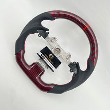 Load image into Gallery viewer, CCexcellent For Infiniti G37 2008/2009/2010/2011/2012/2013 red&amp;black carbon fiber steering wheel 2
