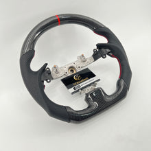 Load image into Gallery viewer, CCexcellent For Infiniti G37 2008/2009/2010/2011/2012/2013 black carbon fiber steering wheel with perforated leather 5
