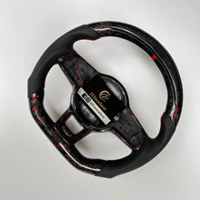 Load image into Gallery viewer, CCExcellent for Volkswagen MK7 2015-2019 carbon fiber steering wheel gloss forged carbon fiber with red flakes trims
