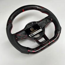 Load image into Gallery viewer, CCExcellent for Volkswagen MK7 2015-2019 carbon fiber steering wheel red stitching
