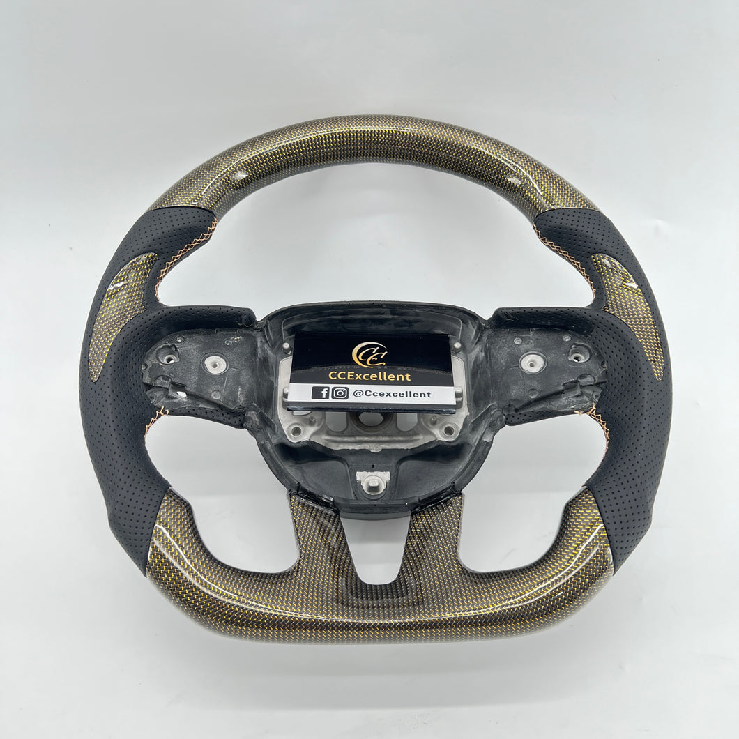 CCexcellent For Dodge Durango 2018 2019 2020 2021 carbon fiber steering wheel