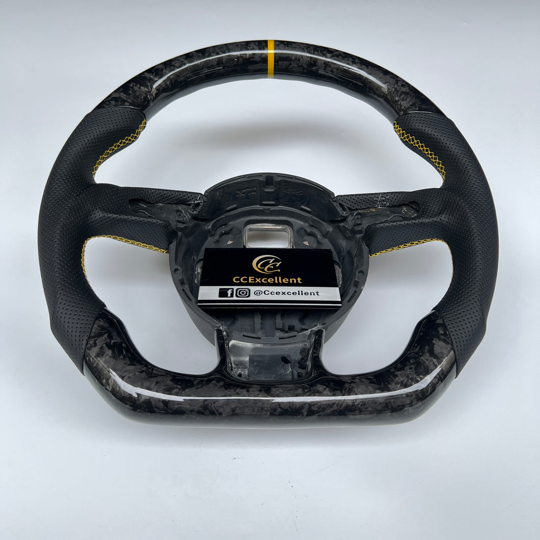 CCexcellent For Audi A5 2008/2009/2010/2011/2012/2013/2014/2015 carbon fiber steering wheel