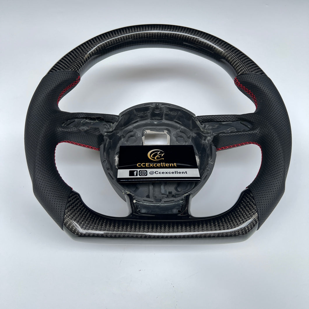 CCexcellent carbon fiber steering wheel for Audi b8 S3 Sportback