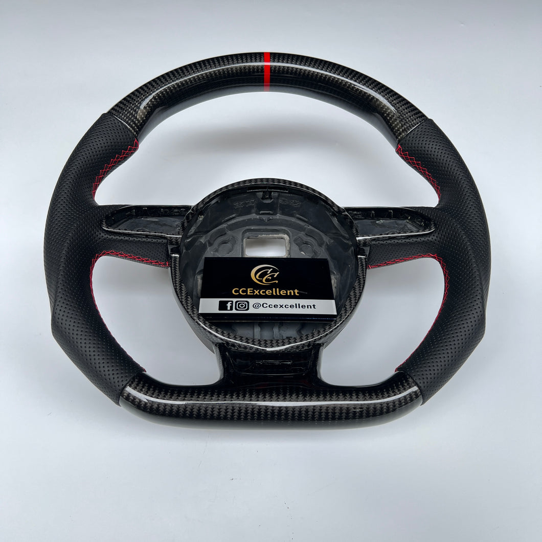 CCexcellent carbon fiber steering wheel for Audi b8 S3 Sportback