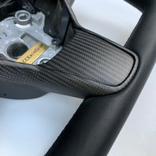 Load image into Gallery viewer, CCexcellent For Tesla 2017-2021 Model Y carbon fiber steering wheel with F1 design
