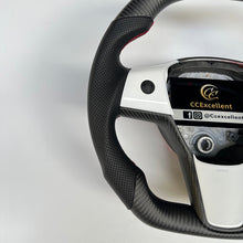 Load image into Gallery viewer, CCexcellent For Tesla Model 3 steering wheel with carbon fiber
