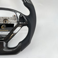 Load image into Gallery viewer, CCexcellent For Infiniti G37 2008/2009/2010/2011/2012/2013 carbon fiber steering wheel with black perforated leather 1
