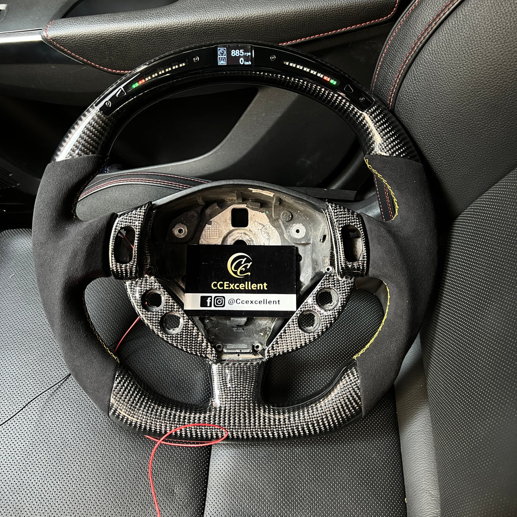 CCexcellent  For  Maserati Gran Turismo  carbon  fiber  LED steering wheel