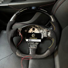 Load image into Gallery viewer, CCexcellent  For Maserati Gran Turismo  carbon  fiber steering wheel with LED at the top
