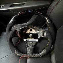 Load image into Gallery viewer, CCexcellent  For Maserati Gran Turismo  carbon  fiber steering wheel with LED at the top
