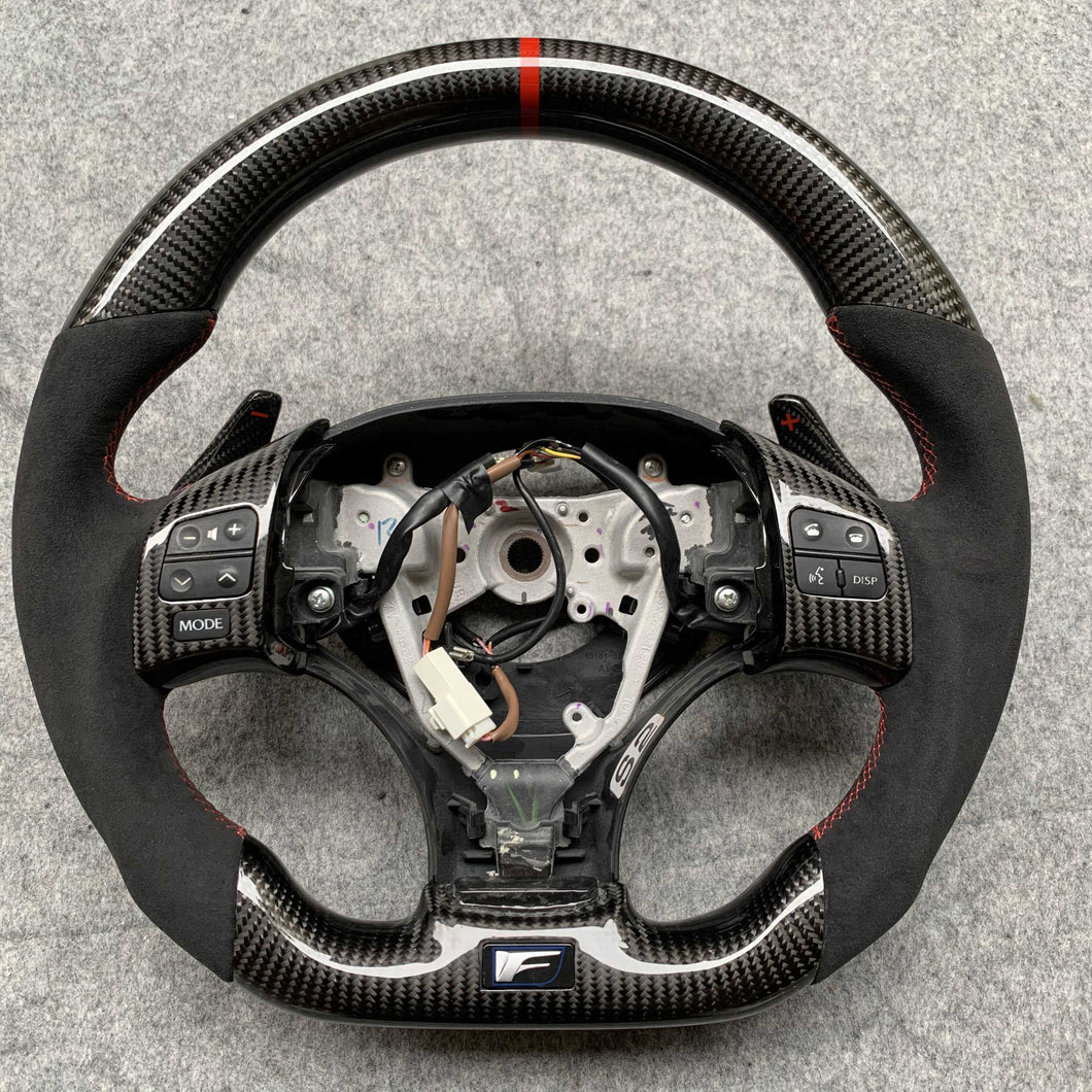 CCExcellent For Lexus IS250/IS300/IS350 2006-2013 carbon fiber steering wheel d