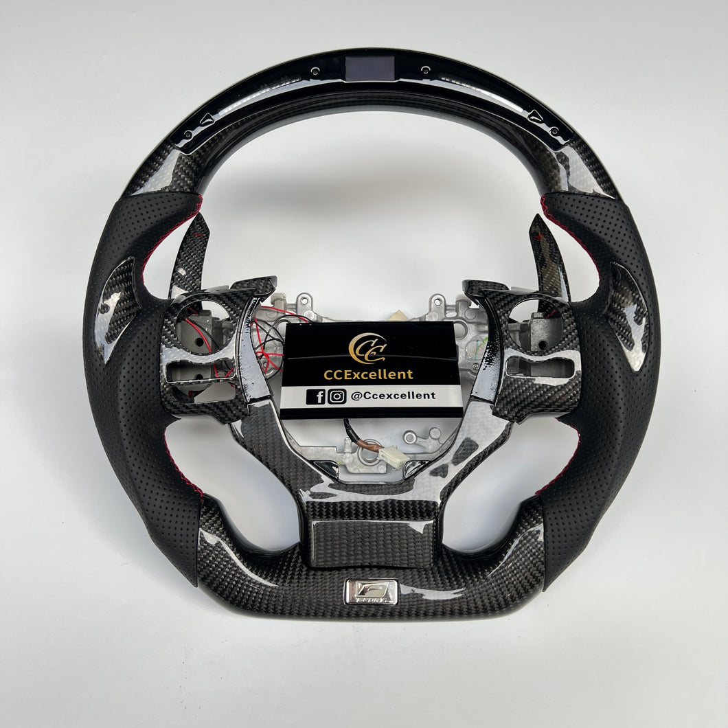 CCExcellent For Lexus IS250/IS300/IS350 2014-2020 carbon fiber steering wheel