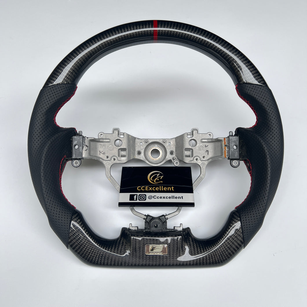 CCExcellent For Lexus IS250/IS300/IS350 2014-2020 carbon fiber steering wheel a