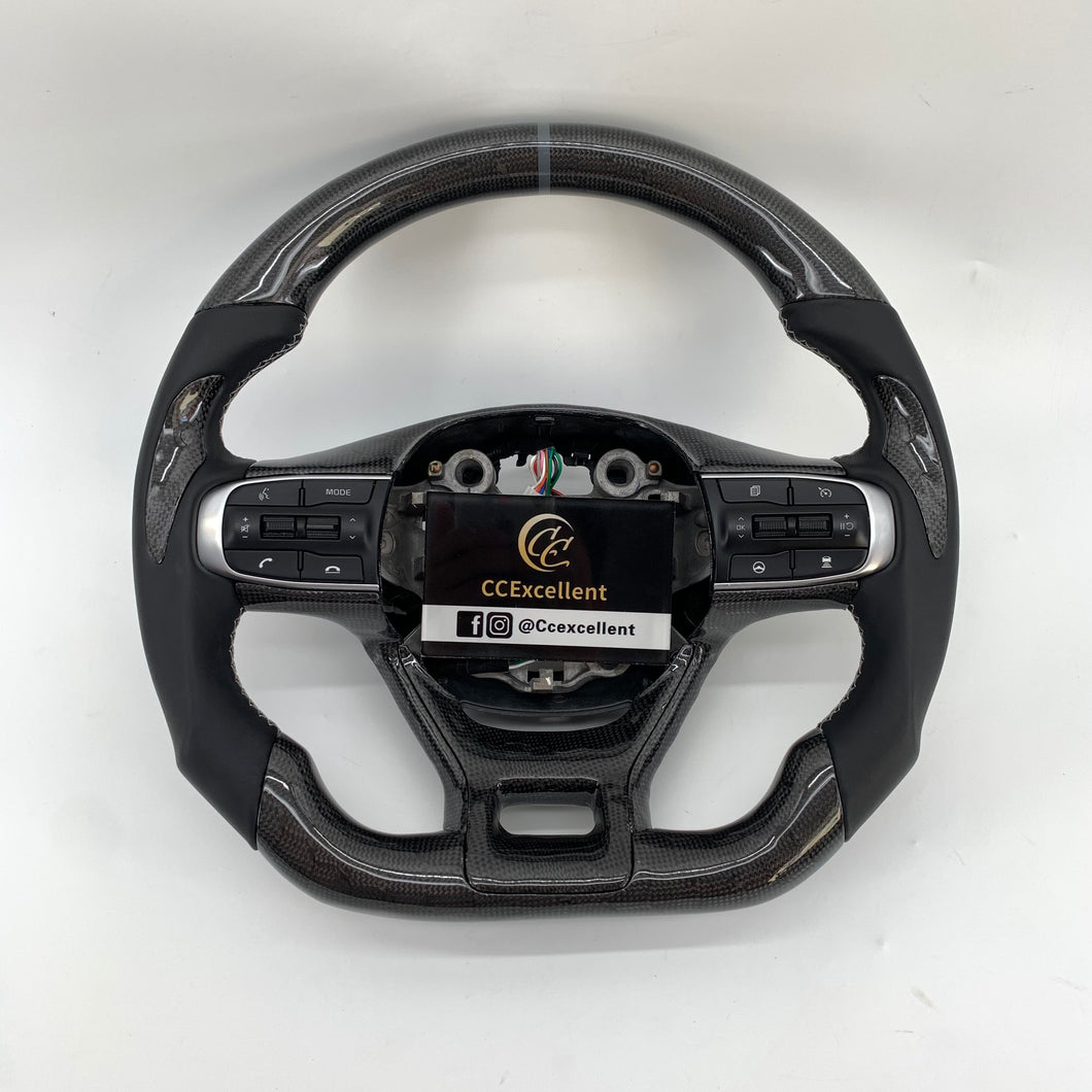 CCExcellent For Kia Optima carbon fiber steering wheel