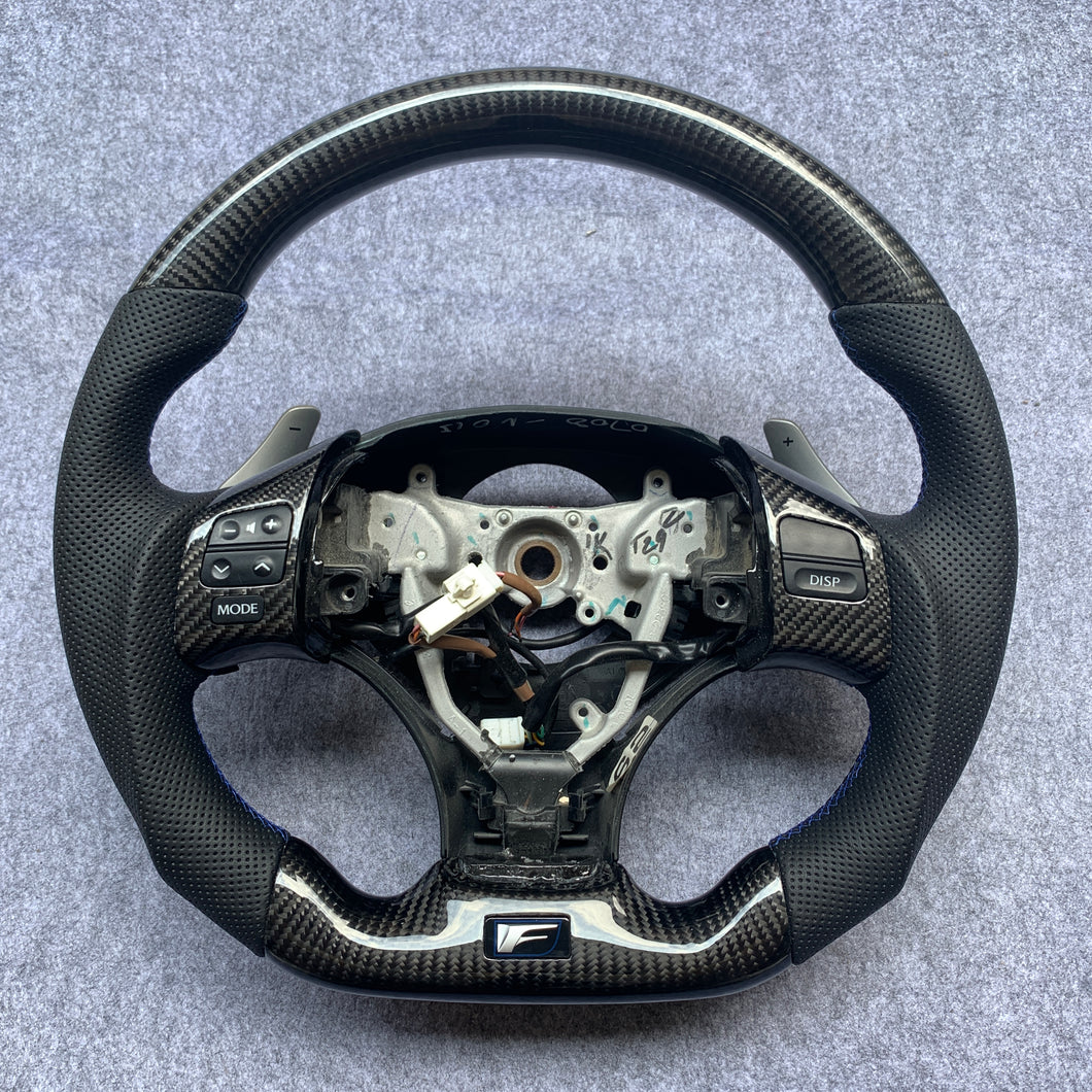 CCExcellent For Lexus IS250/IS300/IS350 2006-2013 carbon fiber steering wheel b