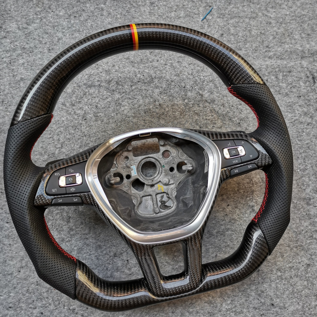 CCExcellent For Volkswagen VW Jetta 7 carbon fiber steering wheel a