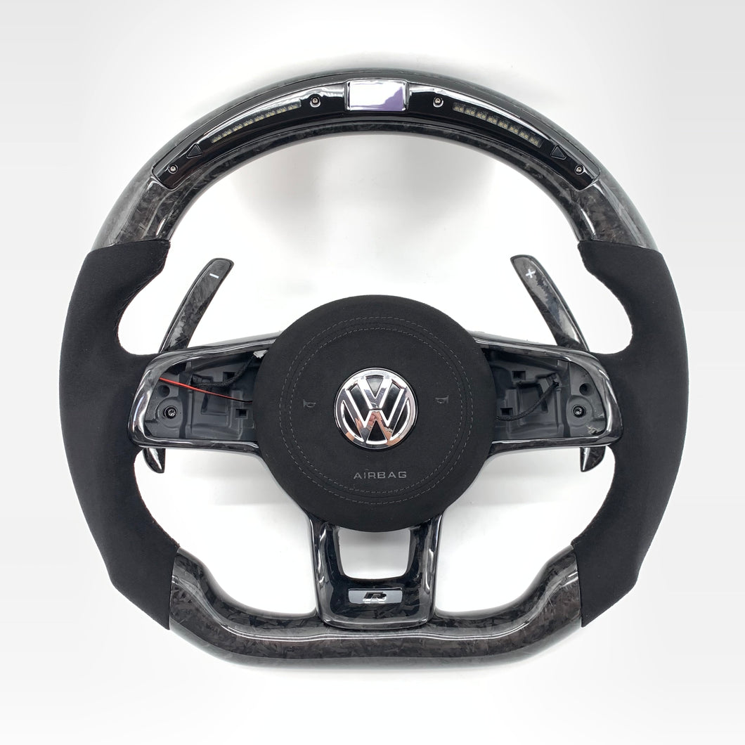 CCExcellent for Volkswagen mk7 2015-2019 carbon fiber steering wheel JP LED