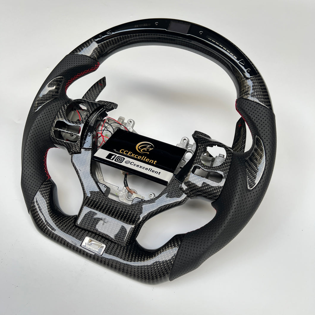 CCExcellent For Lexus RC300 RC350 2014-2020 carbon fiber steering wheel