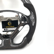 Load image into Gallery viewer, CCexcellent For Infiniti G37 2008/2009/2010/2011/2012/2013 carbon fiber steering wheel with Alcantara 3
