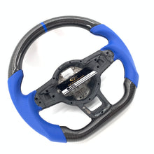 Load image into Gallery viewer, CCExcellent for Volkswagen mk7 2015-2019 carbon fiber steering wheel blue stripe
