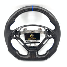 Load image into Gallery viewer, CCexcellent For Infiniti G37 2008/2009/2010/2011/2012/2013 carbon fiber steering wheel with Perforated leather 1
