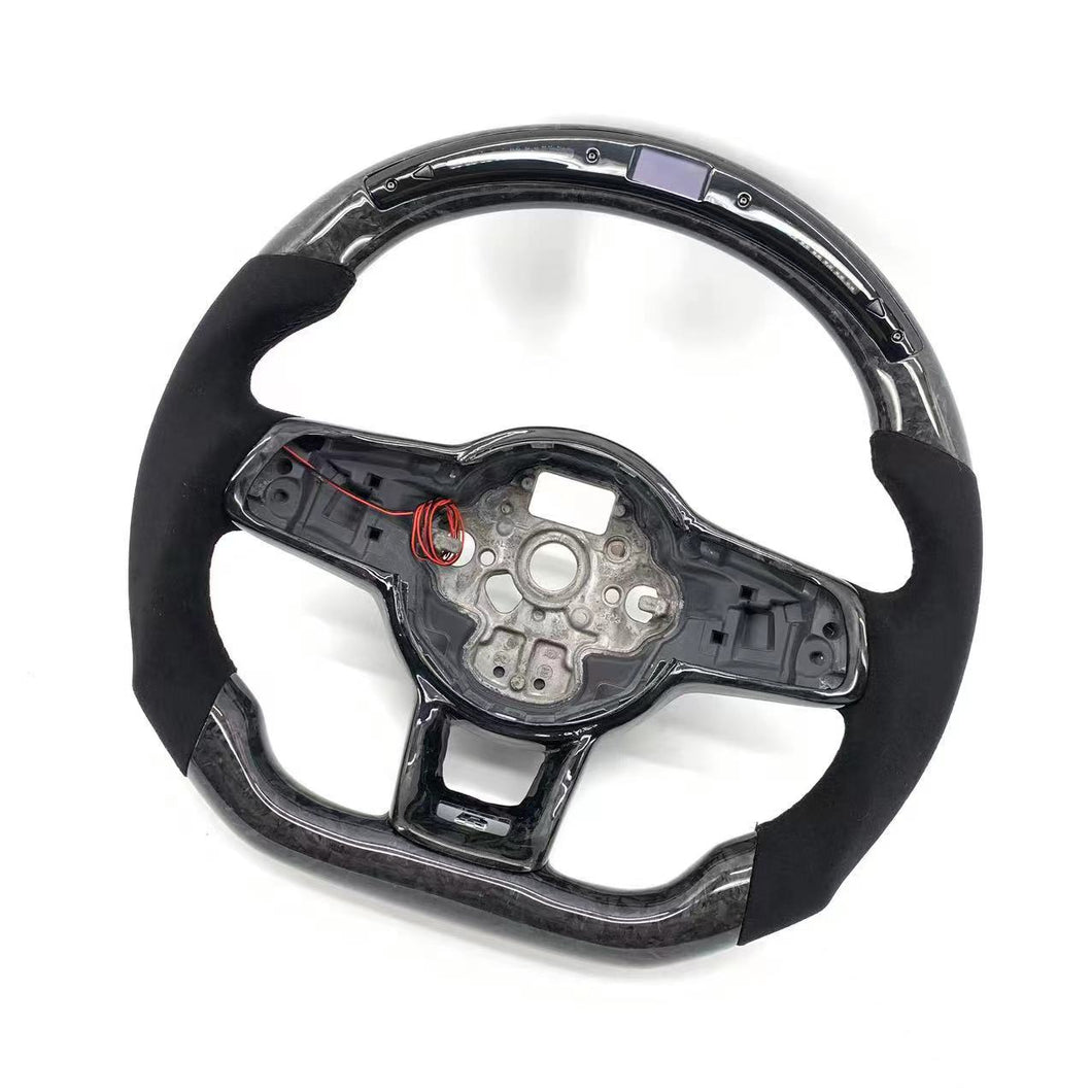 CCExcellent for Volkswagen mk7 2015-2019 carbon fiber steering wheel JP LED