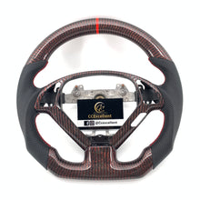 Load image into Gallery viewer, CCexcellent For Infiniti G37 2008/2009/2010/2011/2012/2013 carbon fiber steering wheel with red wire 1
